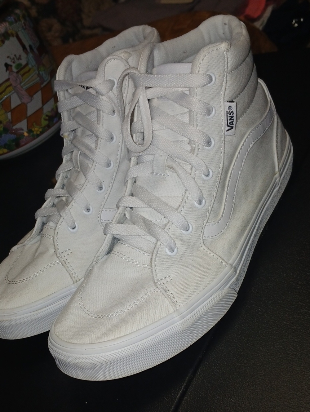 Vans Women's White High-Top Sneakers